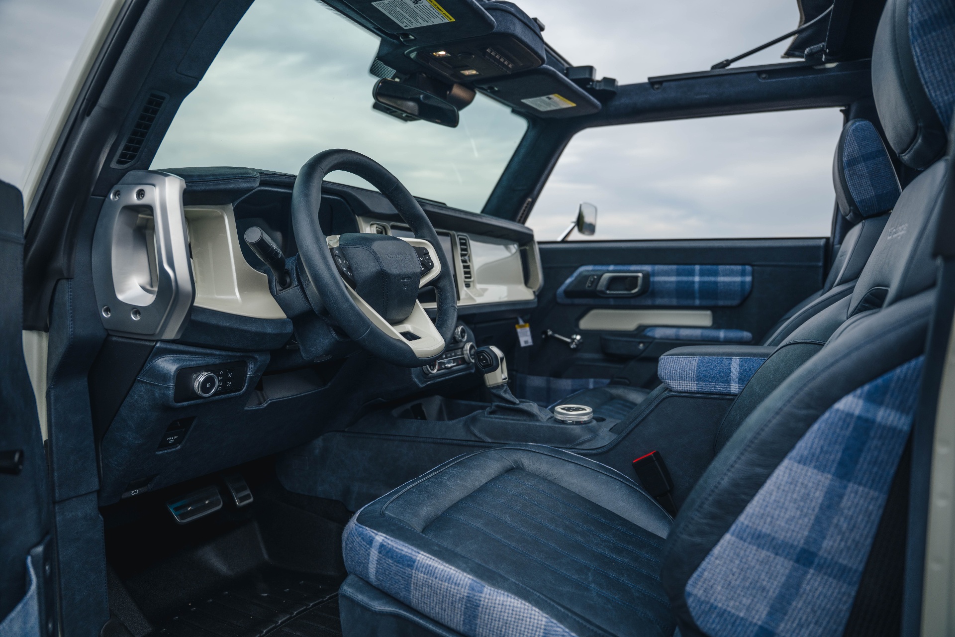 Blue dashboard