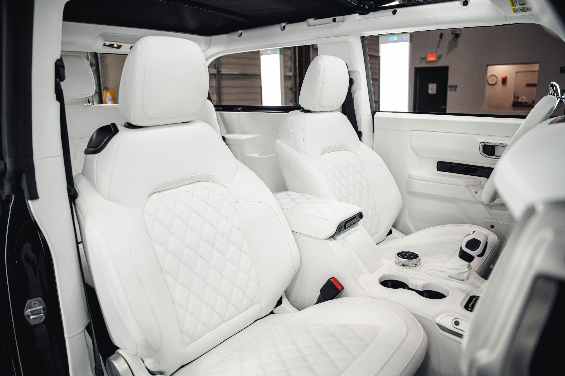 White interior