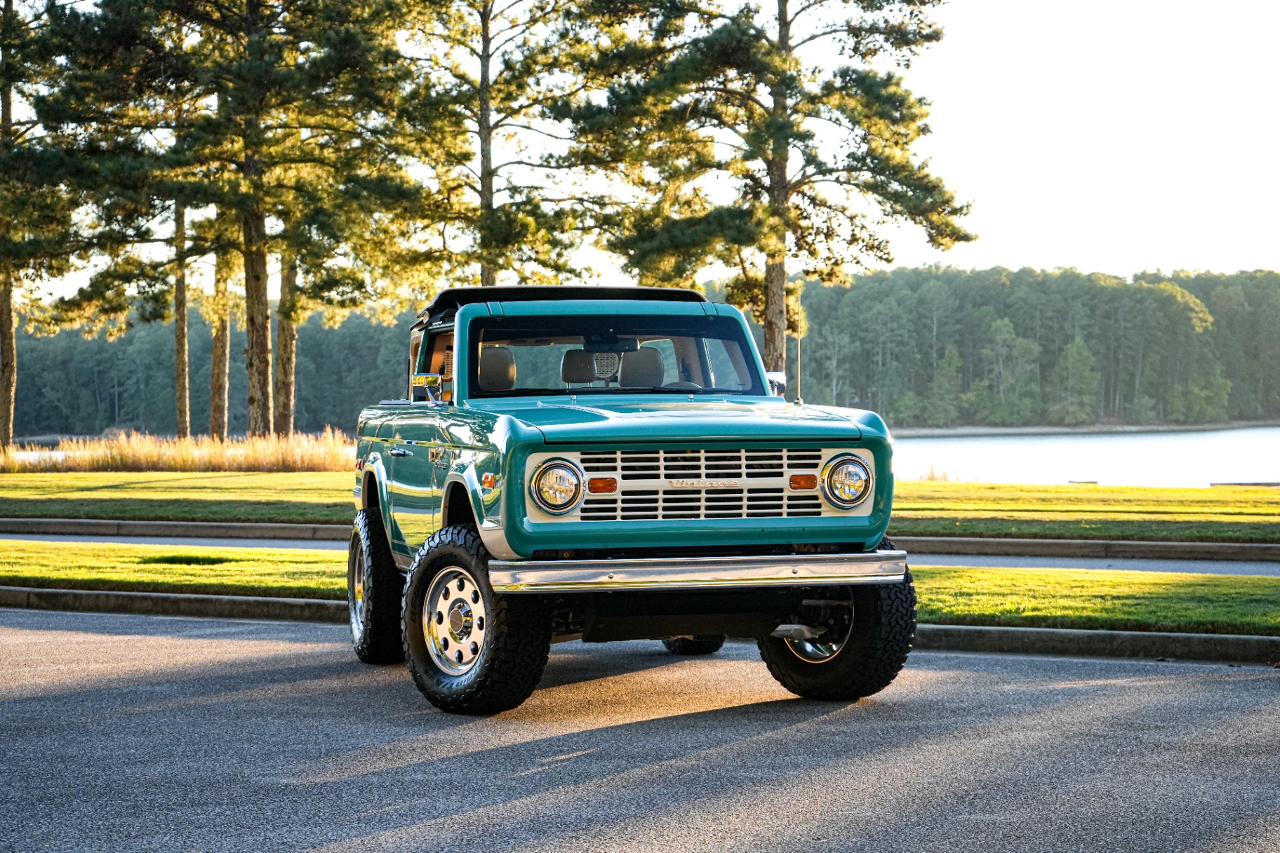 Seafoam green Modern Classic front view